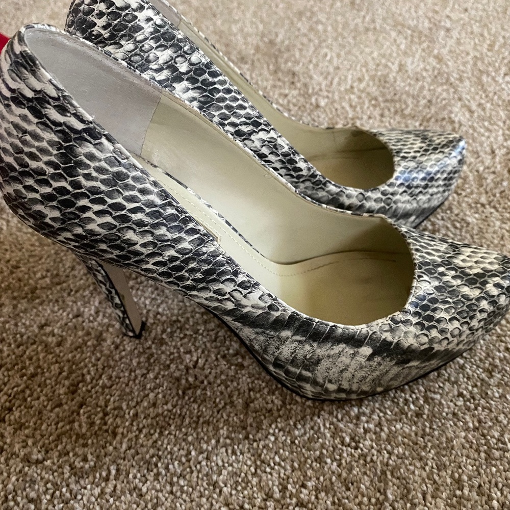Black and White BCBG Heels